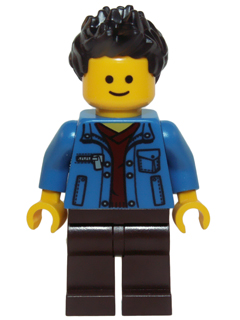 LEGO Minifigure-Dart Player-Town / City-TWN218-Creative Brick Builders